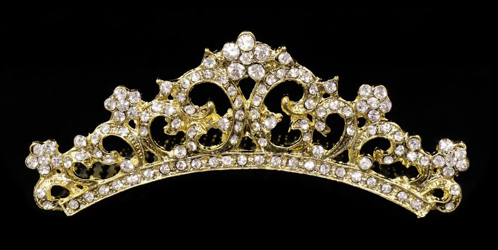 #12436G - Pave Comb - Gold Plated