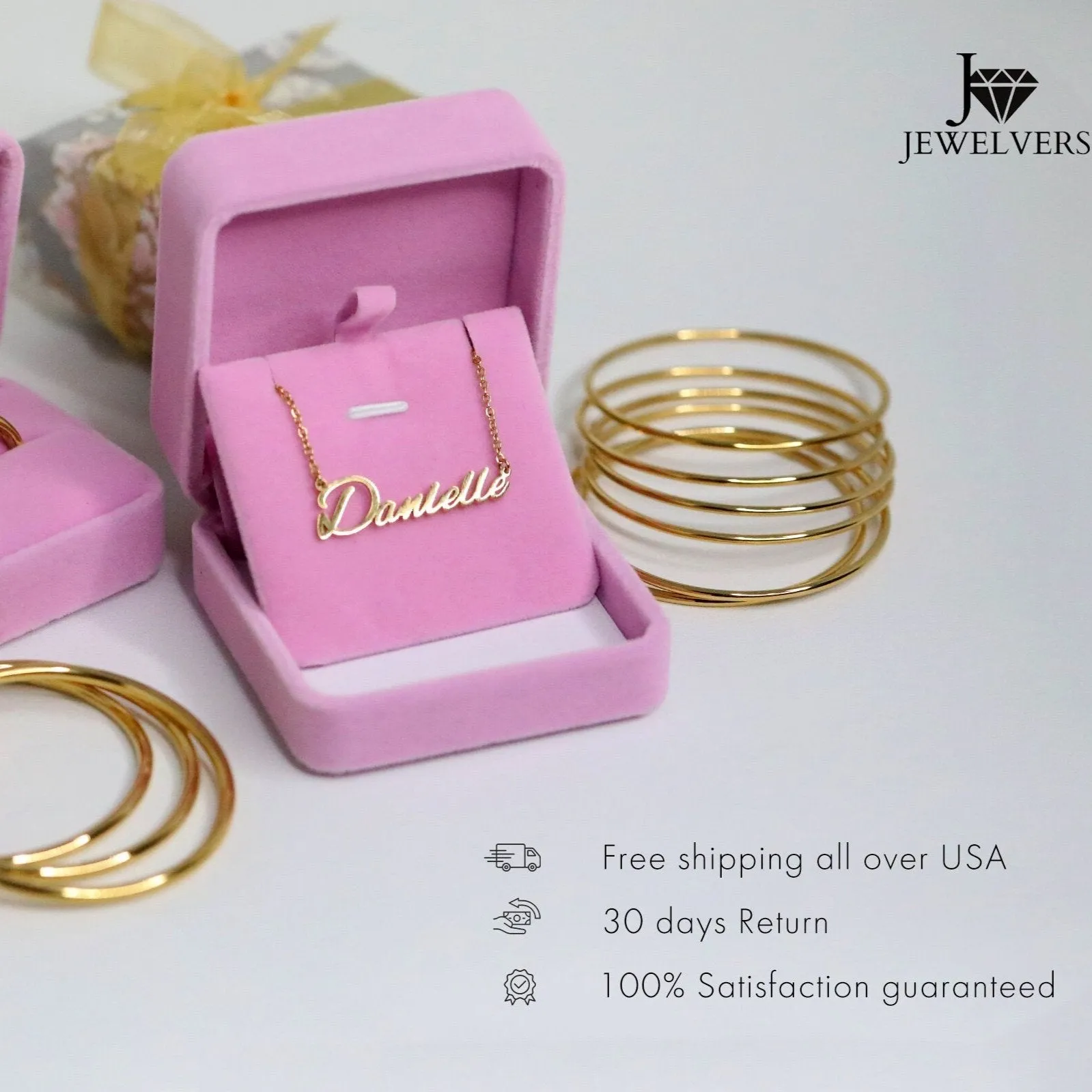 18K Gold-Filled Baguette Slider Tennis Bracelet