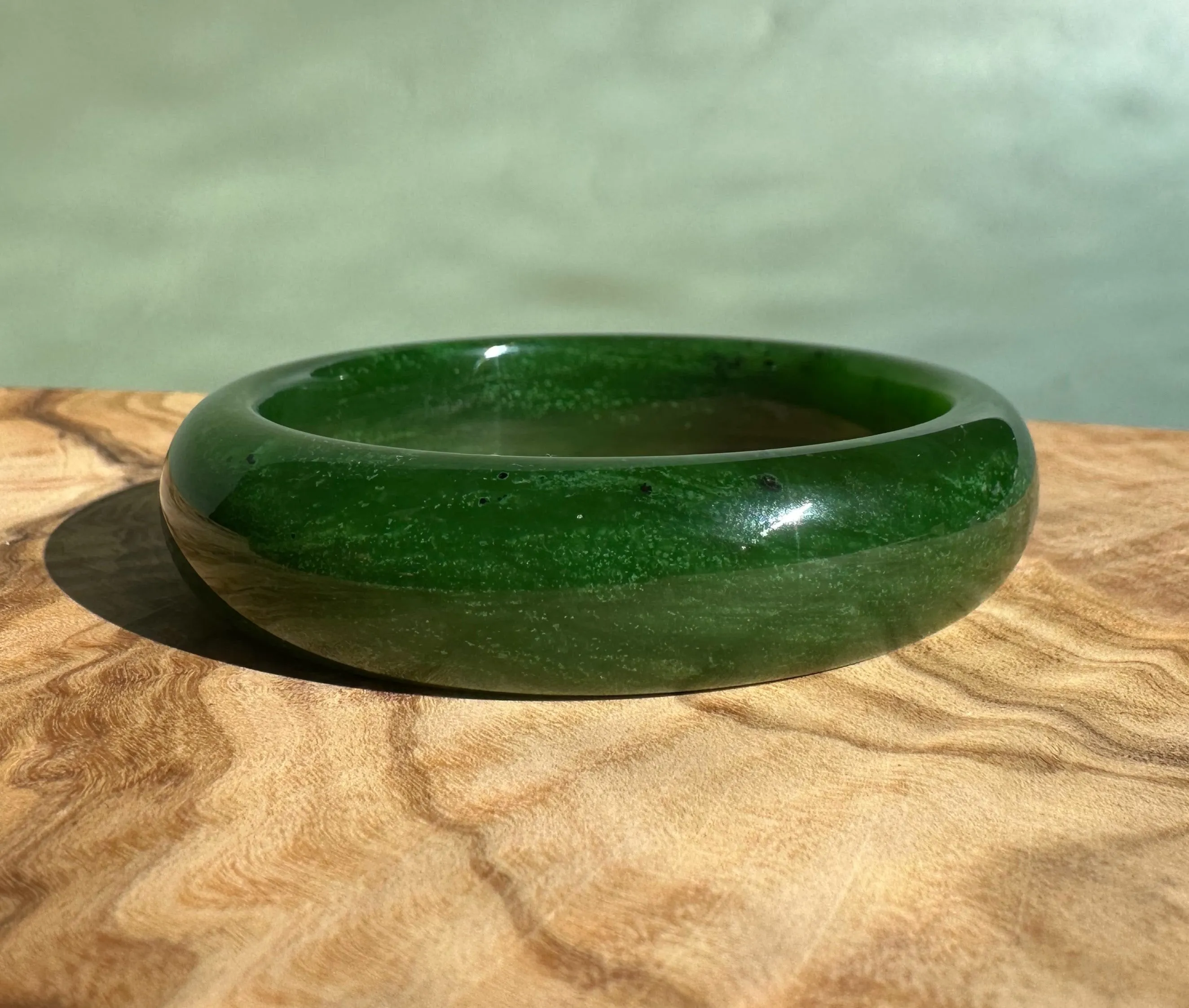 A  Canadian Jade Bangle, 58 x 15.5mm*