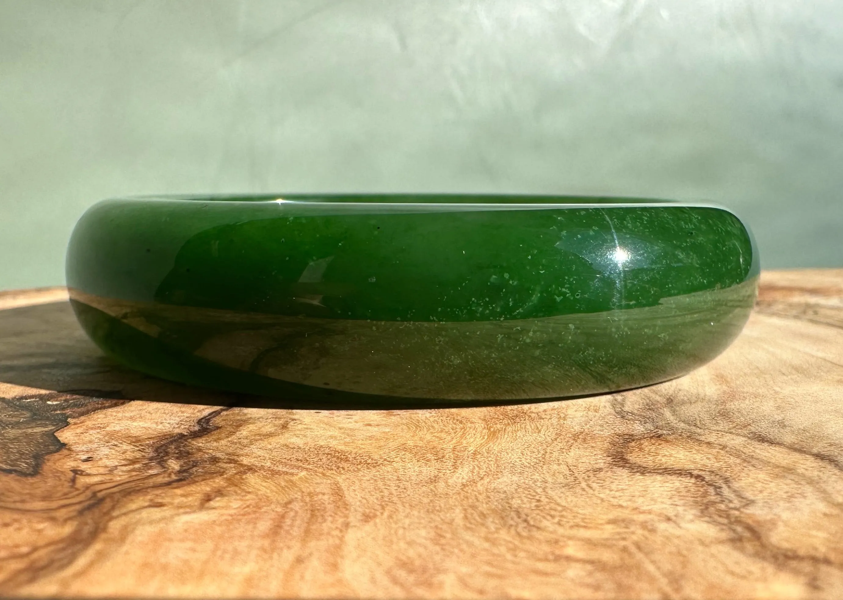 A  Canadian Jade Bangle, 58 x 15.5mm*