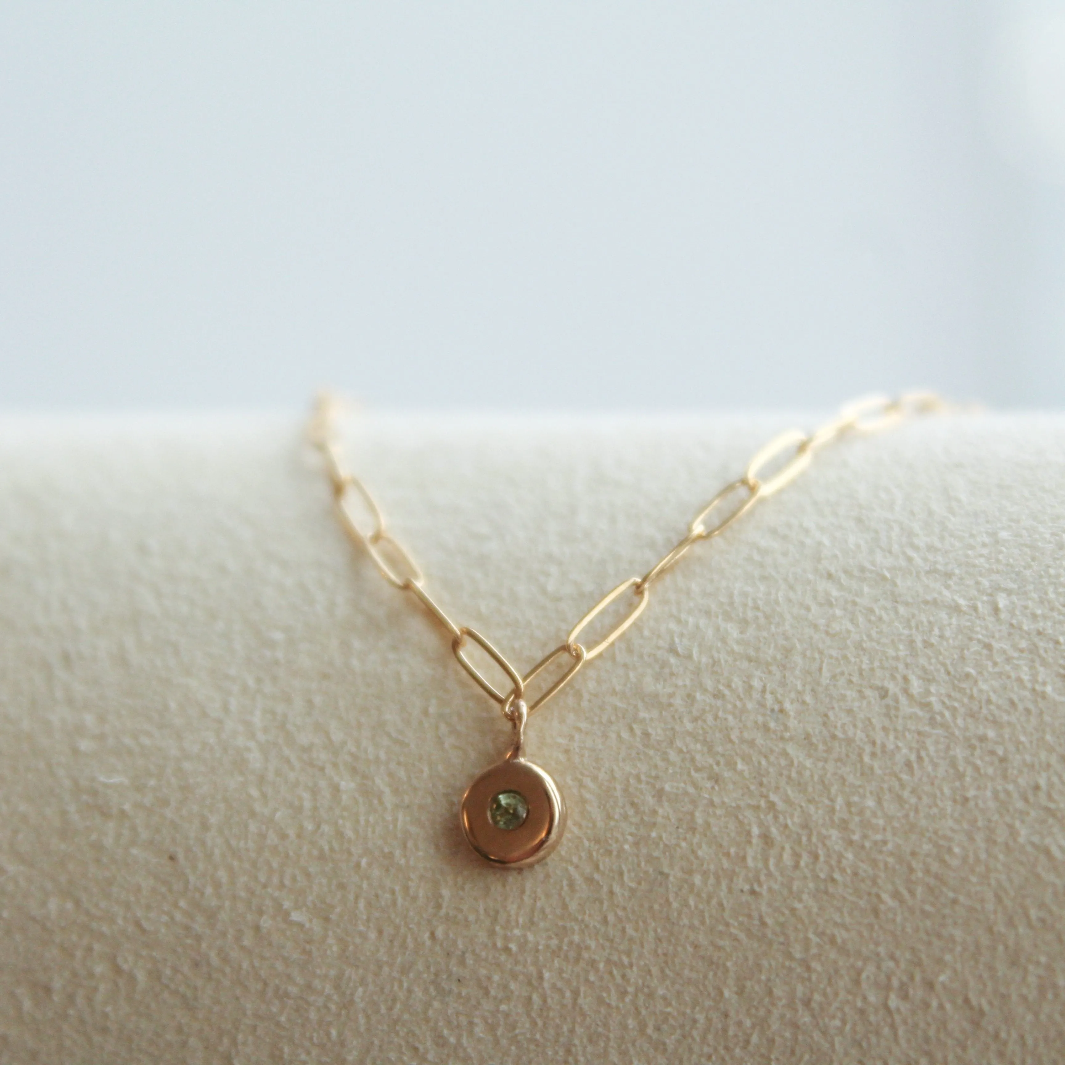 Birthstone Charm Necklace