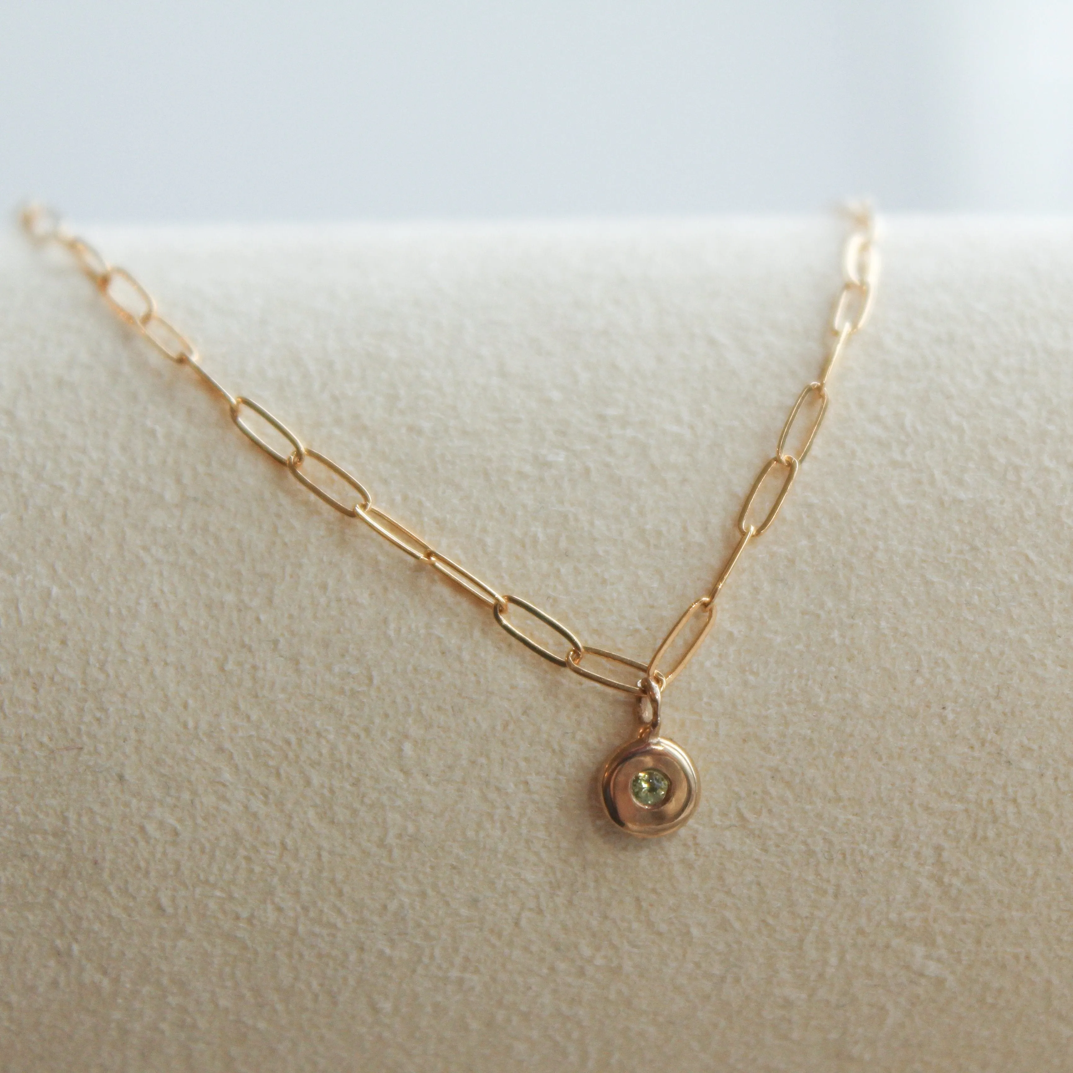 Birthstone Charm Necklace
