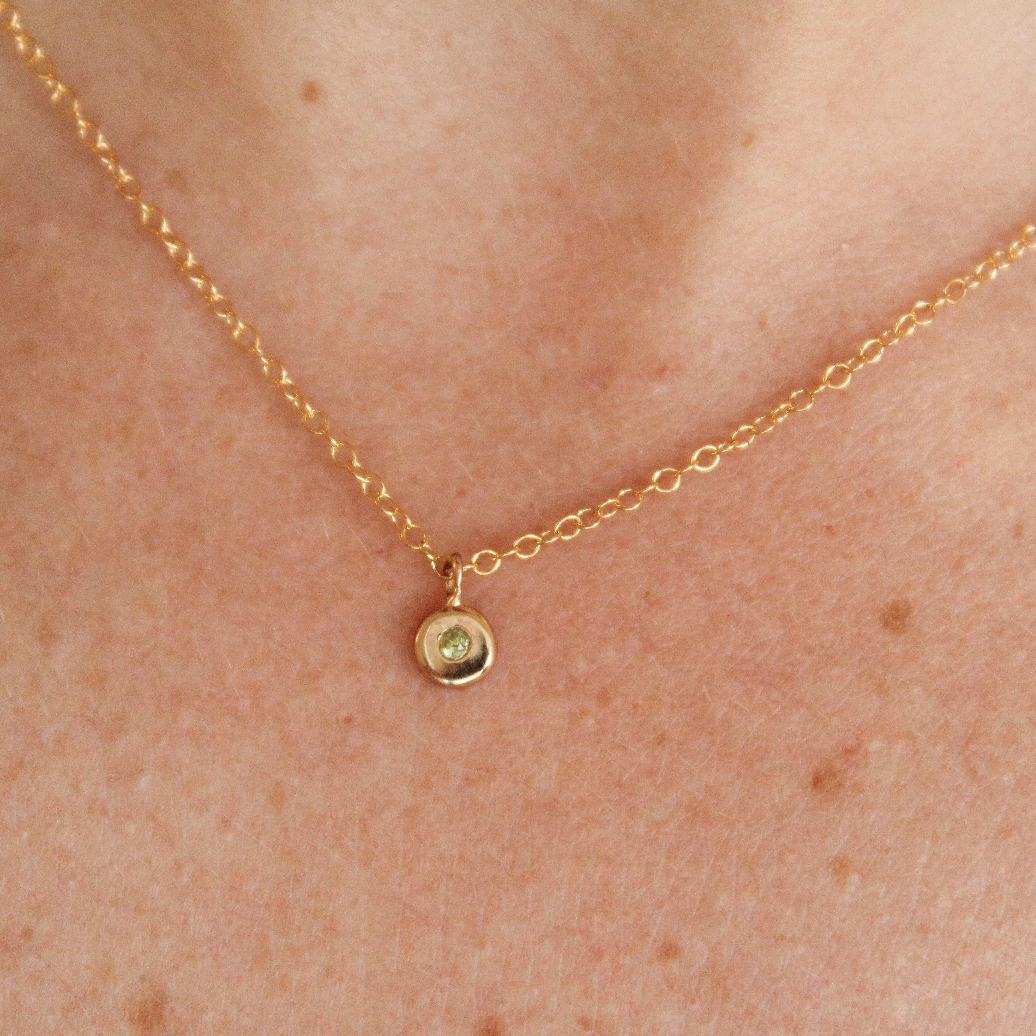 Birthstone Charm Necklace