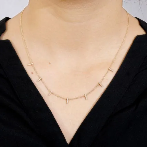 Diamond Spike Necklace