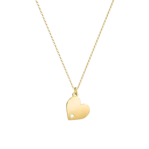 Heart Gemstone Necklace