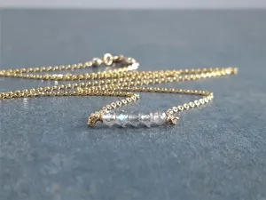 Labradorite Bar Necklace