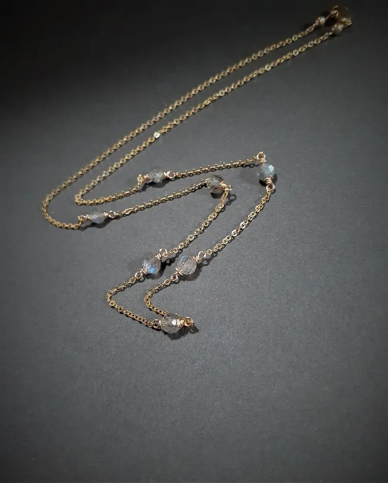 Labradorite Beaded Necklace