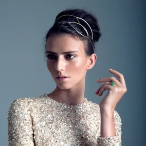 Line Front Leaf Tiara