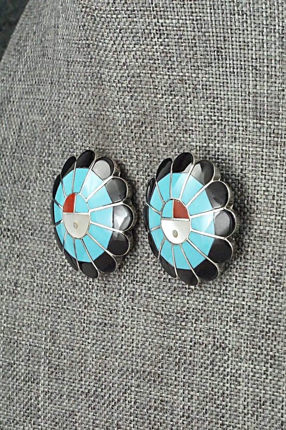 Multi-Stone & Sterling Silver Earrings - Denise Siutza