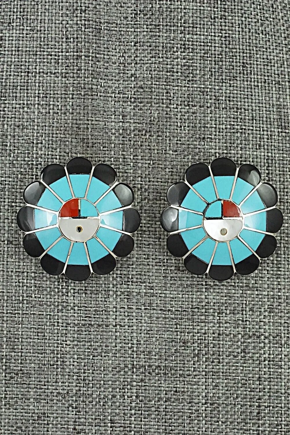Multi-Stone & Sterling Silver Earrings - Denise Siutza