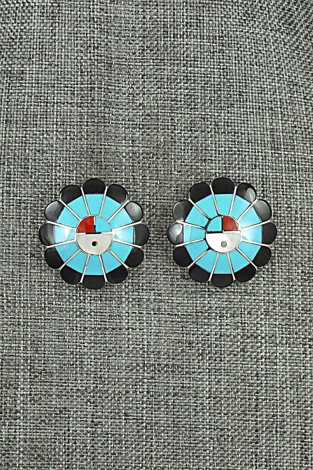 Multi-Stone & Sterling Silver Earrings - Denise Siutza