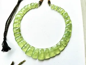 Natural Prehnite Bib Necklace, Cleopatra Egyptian Necklace, Prehnite Choker Handmade Necklace, Prehnite Necklace