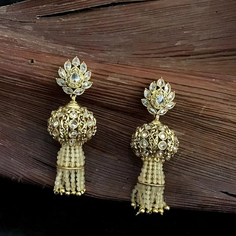 Peach Gold Look Earring 12907-9522