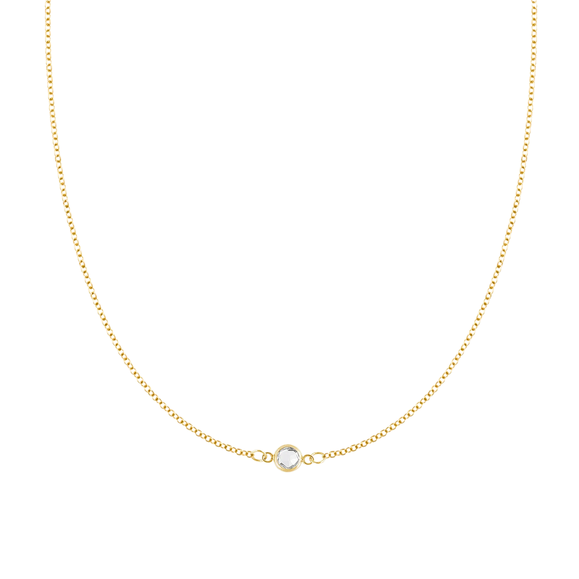 Personalized Birthstone Necklace