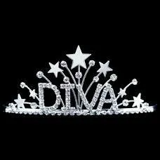 Rhinestone Jewelry DIVA Tiara