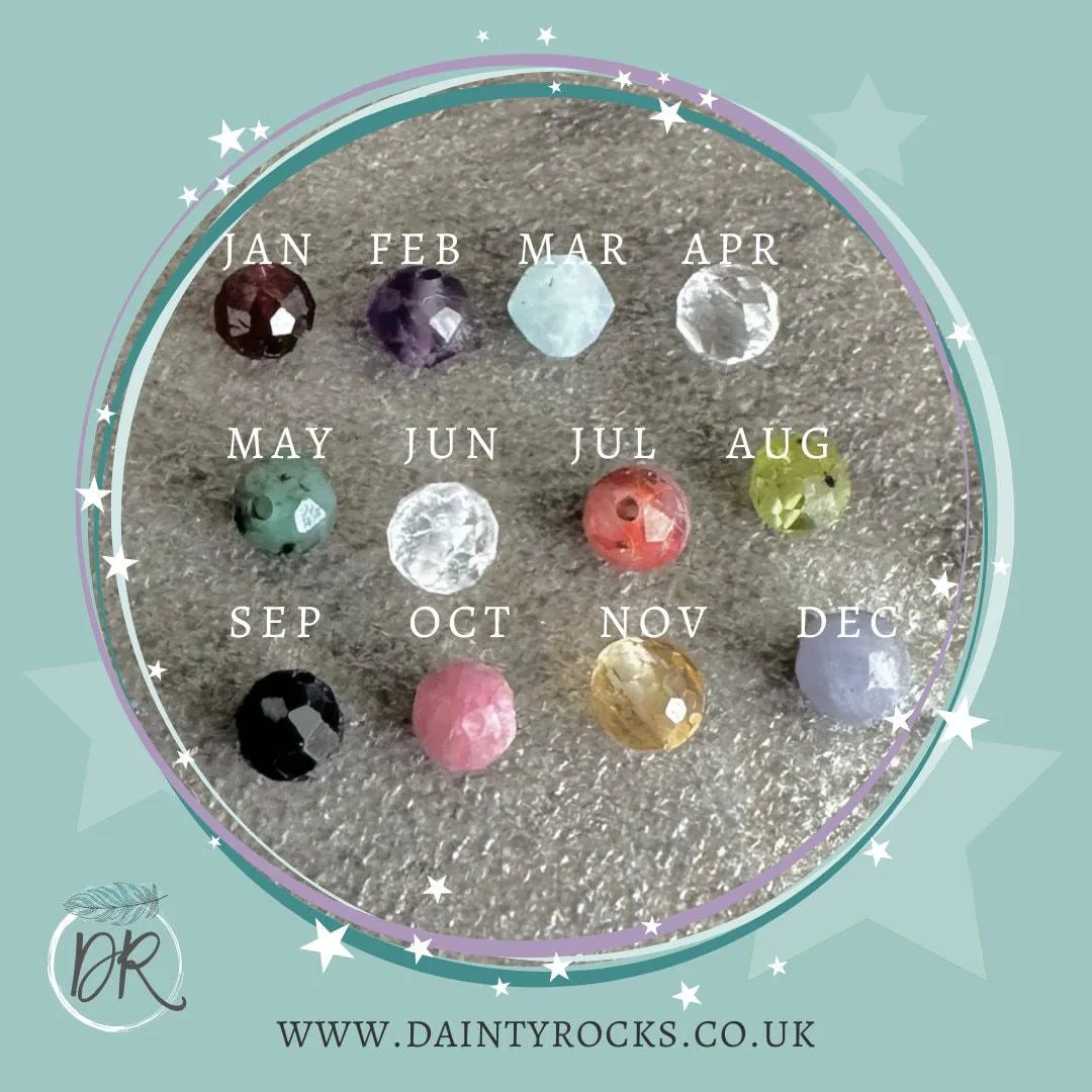 Sterling Silver Slider Bracelet for Mum with Family Birthstones, meaningful gift for Mother’s Day