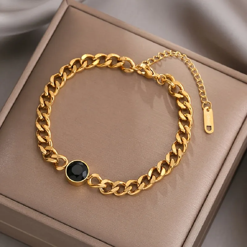 Vintage Stainless Steel Bracelet for Men | Chain