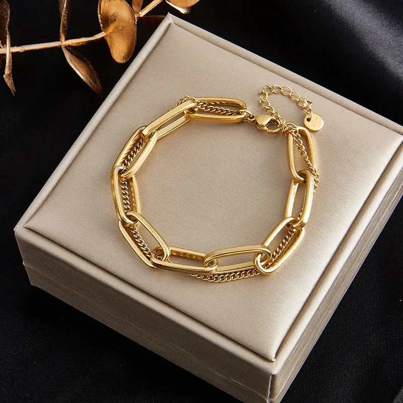 Vintage Stainless Steel Bracelet for Men | Chain