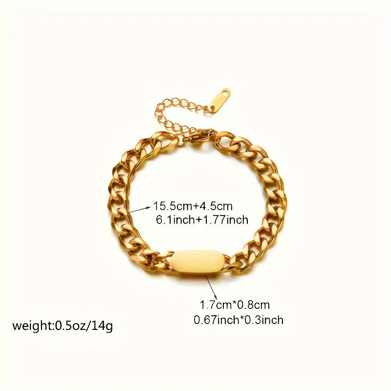 Vintage Stainless Steel Bracelet for Men | Chain