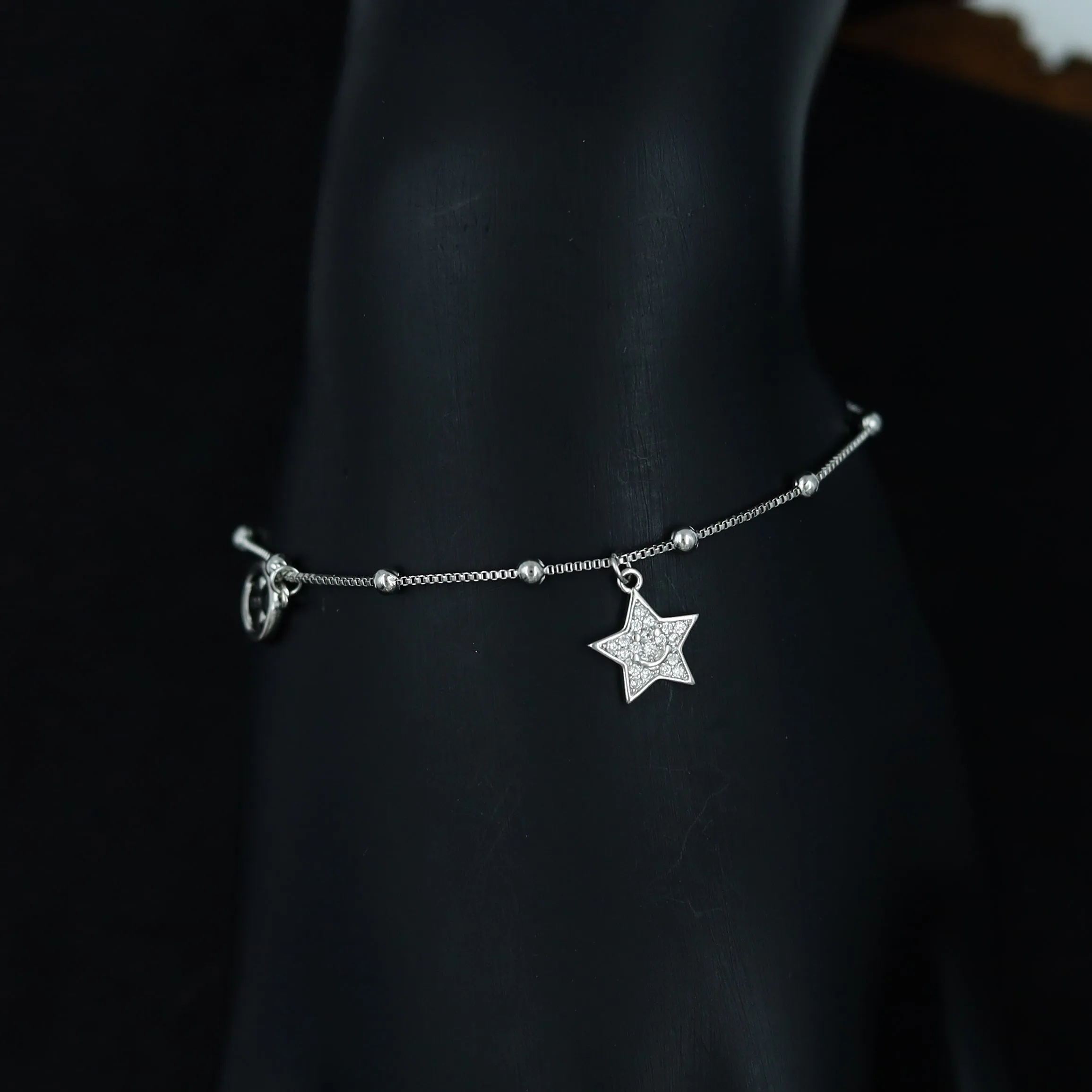 Zircon/AD Charm Bracelet 13290-33
