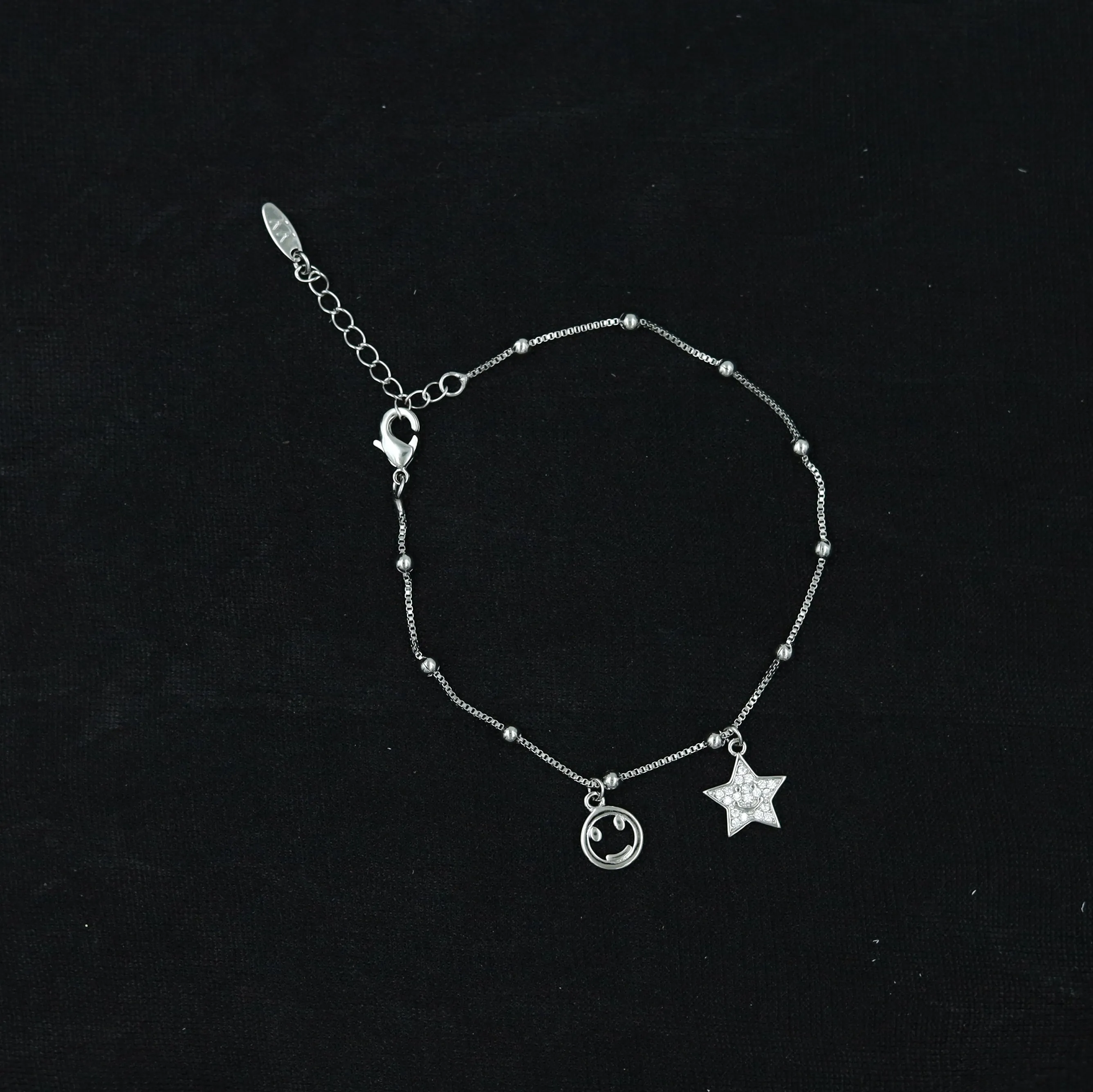Zircon/AD Charm Bracelet 13290-33